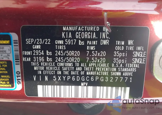 5XYP6DGC6PG327771: 43747815