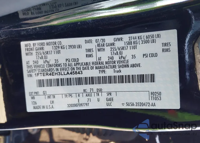 1FTER4EH3LLA45843: 43748012