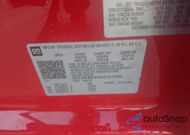 3GCPABEK4SG117192: 43749114