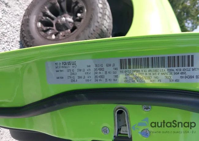 1C6RR6MT5HS763367: 43749123