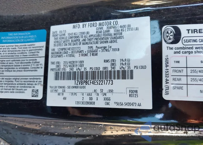 1ZVBP8CF4E5221773: 43749311