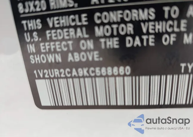 1V2UR2CA9KC568660: 43749358