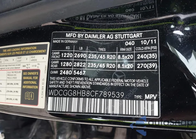 WDCGG8HB8CF789539: 43749392