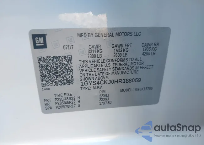 1GYS4CKJ0HR388059: 43748731