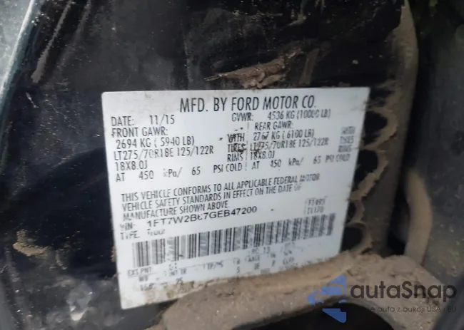 1FT7W2B67GEB47200: 43748793