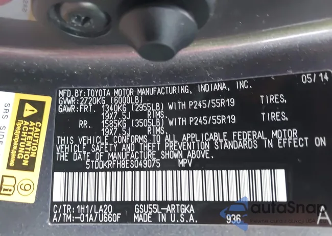 5TDDKRFH8ES049075: 43748907