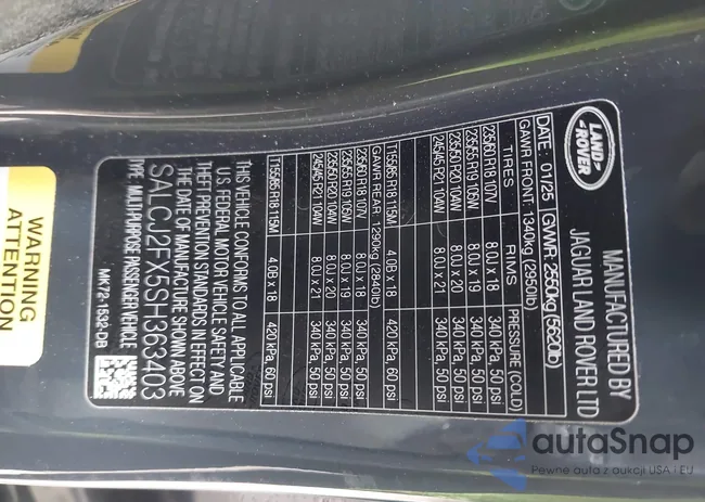 SALCJ2FX5SH363403: 43748939