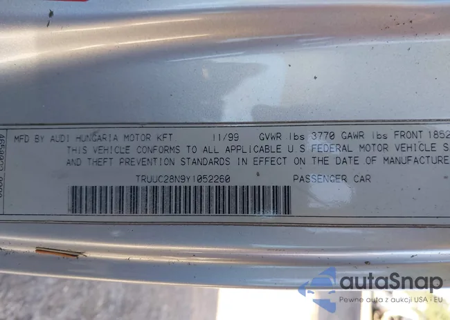 TRUUC28N9Y1052260: 43749002