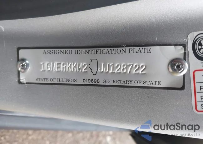 1GNERKKW2JJ128722: 43750027