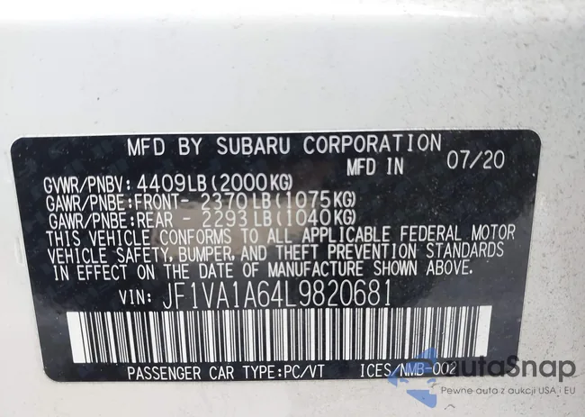 JF1VA1A64L9820681: 43750131