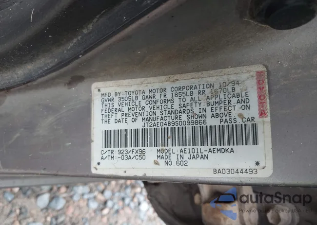 JT2AE04B9S0099866: 43750174