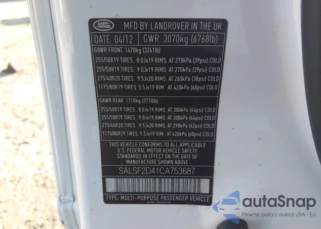 SALSF2D41CA753687: 43750271