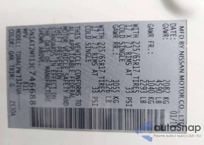 5N1AT2MT1JC746688: 43750610