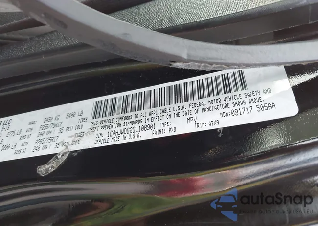 1C4HJWDG2GL108901: 43749732