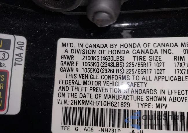 2HKRM4H71GH621829: 43749736