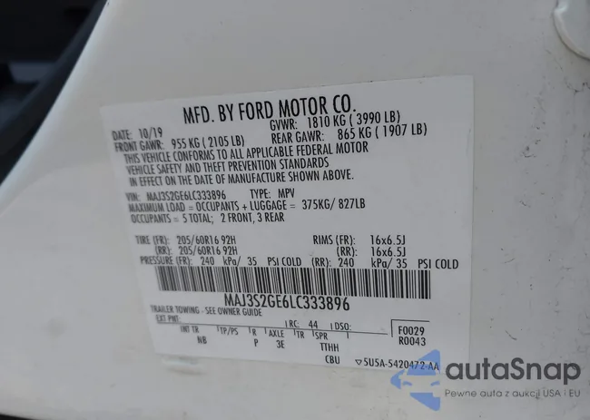 MAJ3S2GE6LC333896: 43749750