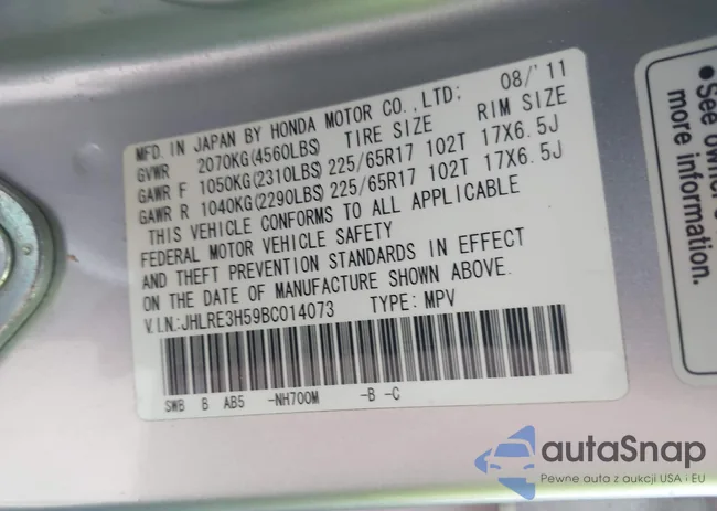 JHLRE3H59BC014073: 43749979