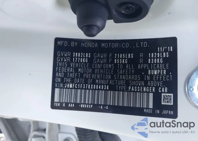 JHMFC1F37KX004936: 43750015