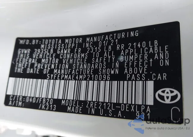 5YFEPMAE4MP210096: 43752118