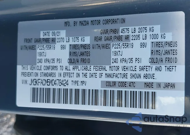 JM3KFACM5M0478424: 43752358