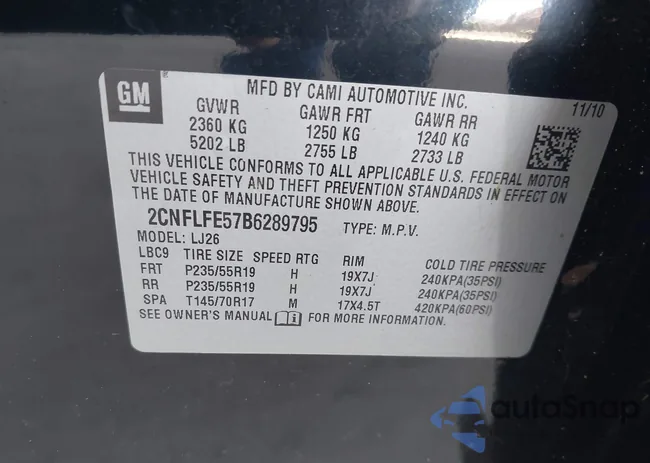 2CNFLFE57B6289795: 43751909