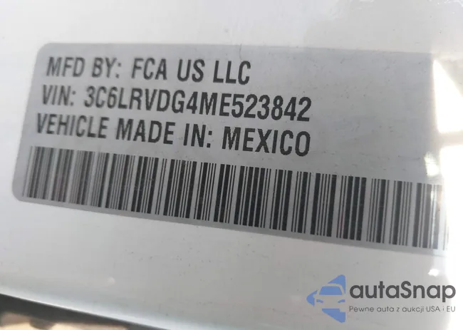 3C6LRVDG4ME523842: 43751984