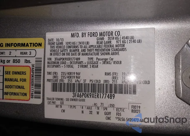 3FA6P0K9XER177489: 43753227