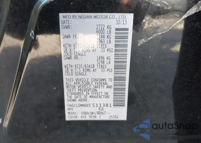 5N1CL0MN0EC511381: 43753281