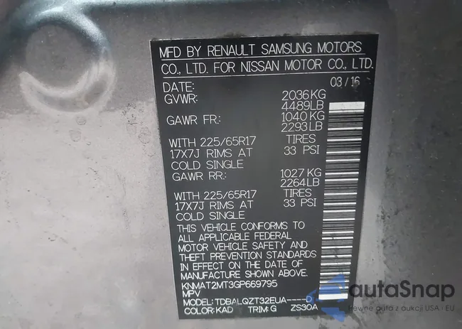 KNMAT2MT3GP669795: 43753382