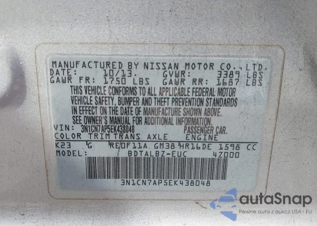 3N1CN7AP5EK438048: 43753509