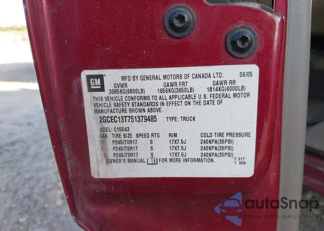 2GCEC13T751379485: 43753515