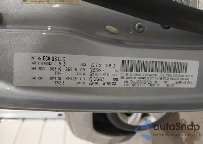 1C4NJCBA5GD567558: 43753554