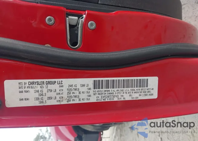 3C4PDCAB7DT587455: 43754106