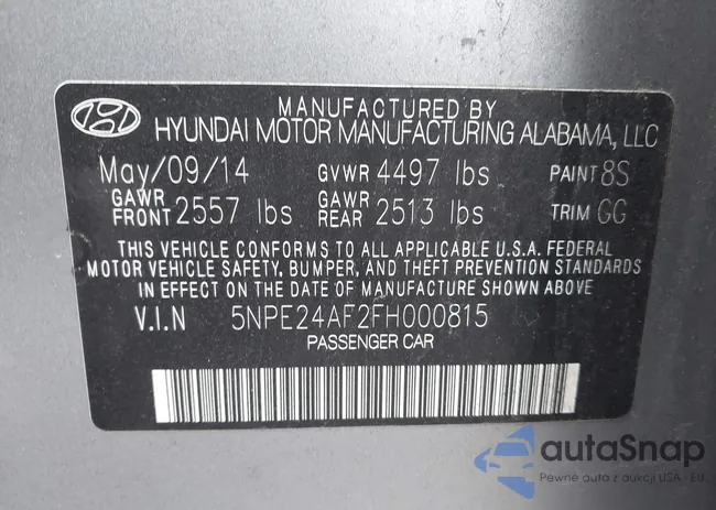 5NPE24AF2FH000815: 43754276