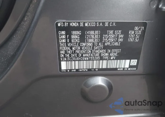 3CZRU6H39MM755285: 43754503