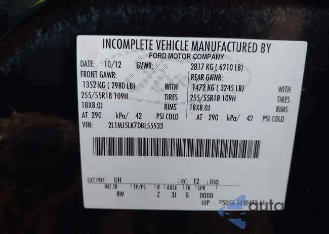 2L1MJ5LK7DBL55533: 43754552