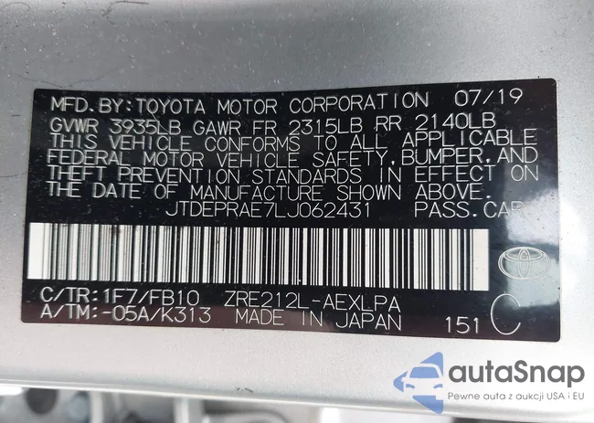 JTDEPRAE7LJ062431: 43753672