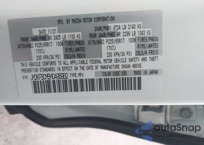 JM3KFBCM5M0496962: 43753814