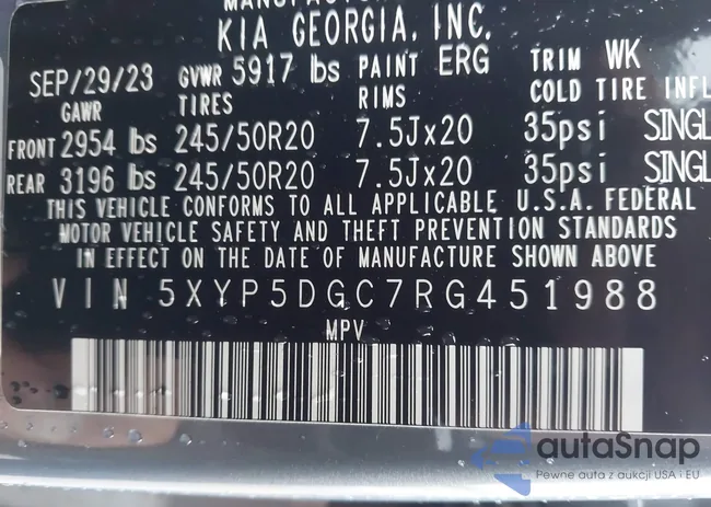 5XYP5DGC7RG451988: 43755321