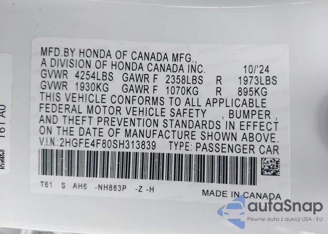 2HGFE4F80SH313839: 43755380