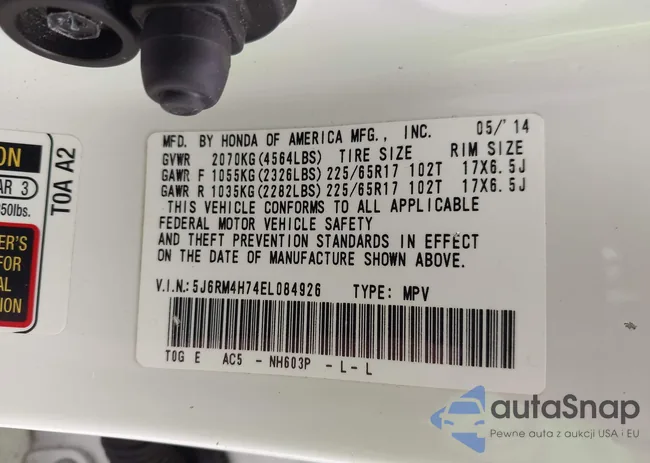 5J6RM4H74EL084926: 43754676