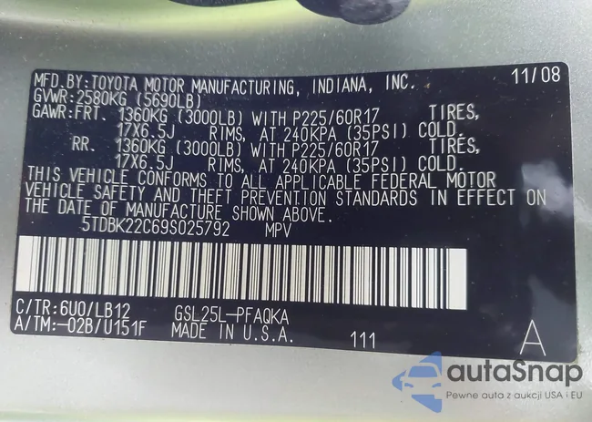 5TDBK22C69S025792: 43754811