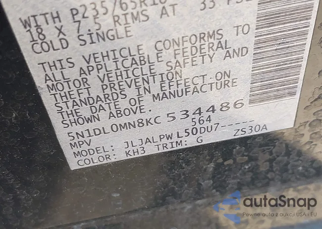 5N1DL0MN8KC534486: 43754884