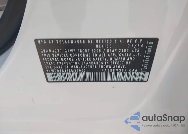 3VWD07AJ8EM330021: 43754920