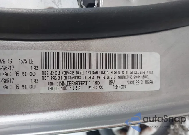 1C4NJDBBXGD662311: 43754928