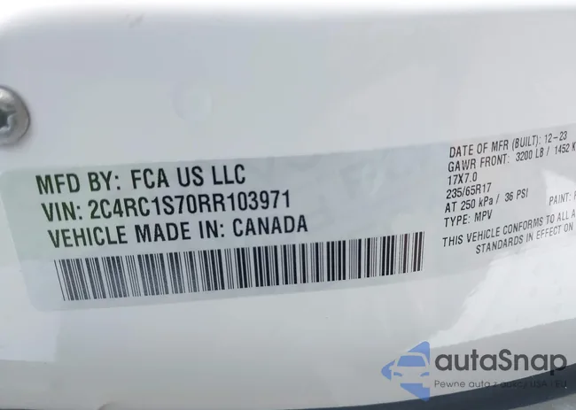 2C4RC1S70RR103971: 43756094