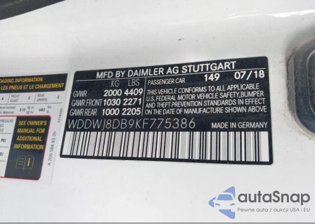 WDDWJ8DB9KF775386: 43756225