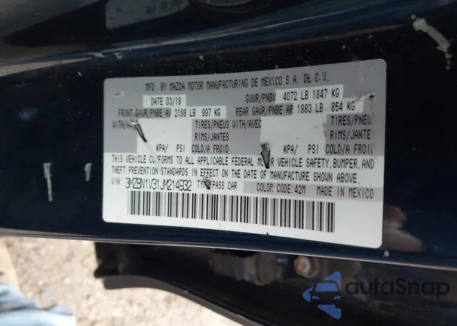 3MZBN1V31JM214932: 43756255