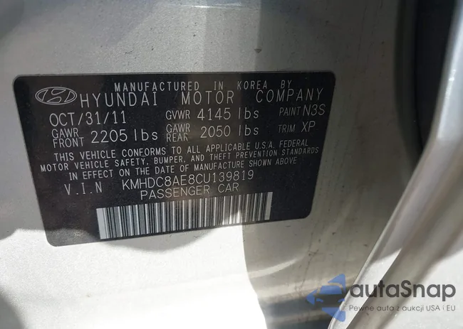 KMHDC8AE8CU139819: 43756444