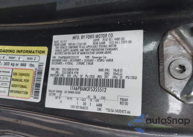 1FA6P8AM3F5355512: 43756482